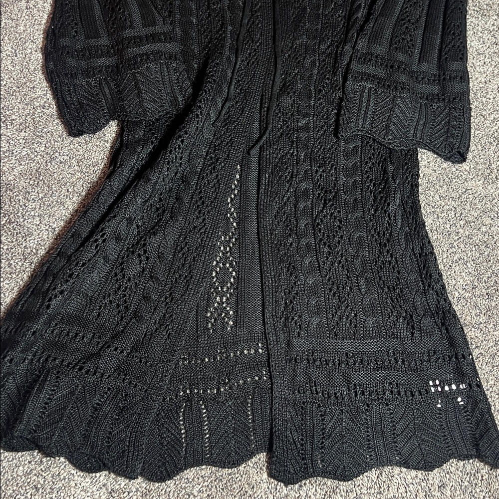 NWT No Boundaries Charcoal Knit Sweater - Picture 7 of 13